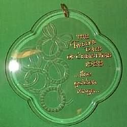 1988 12 DAYS OF CHRISTMAS #5 - GOLDEN RINGS HALLMARK ORNAMENTS